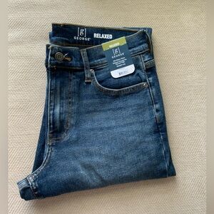 Men’s George Blue Relaxed Straight Fit Jeans